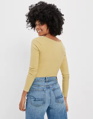 AE LongSleeve Corset Bodysuit