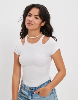 AE Long-Sleeve Cutout Bodysuit