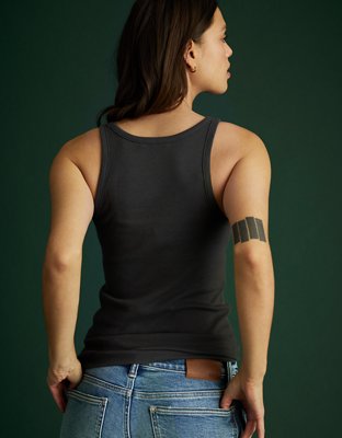 Женские топы American Eagle AE77 Premium Cotton Rib Tank — фото 2