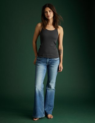 Женские топы American Eagle AE77 Premium Cotton Rib Tank — фото 4