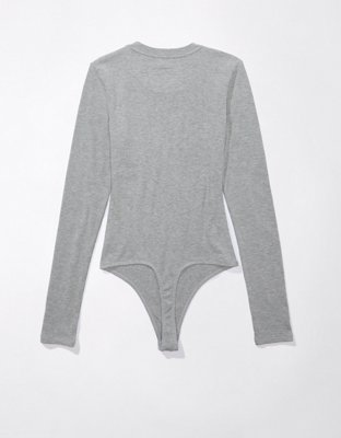 AE Long-Sleeve Crew Neck Bodysuit