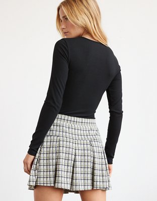 AE Long-Sleeve Henley Bodysuit