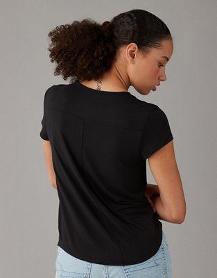 Женские футболки American Eagle AE Soft & Sexy Crew Neck T-Shirt — фото 4