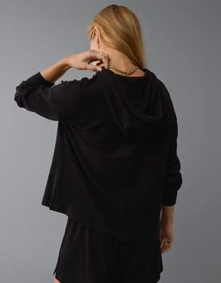 Женские худи American Eagle AE Oversized Waffle — фото 5