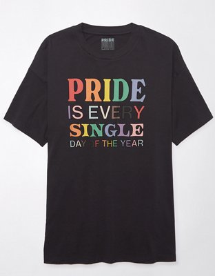 Женские футболки American Eagle AE Oversized Pride Graphic T-Shirt — фото 3