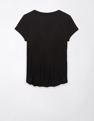 AE Soft & Sexy Short-Sleeve V-Neck T-Shirt