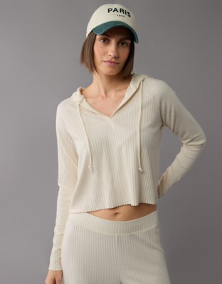 AE Cropped Sweater Lounge Hoodie