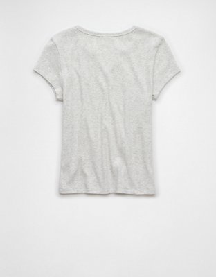 AE Notch Neck Hey Baby Tee
