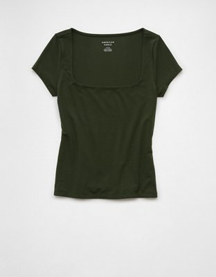 AE Hey Baby Square Neck T-Shirt