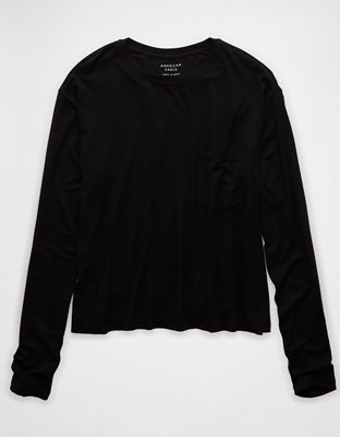 AE Soft  Sexy Long-Sleeve Pocket T-Shirt