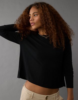 AE Soft & Sexy Long-Sleeve Pocket T-Shirt