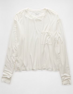 AE Soft  Sexy Long-Sleeve Pocket T-Shirt