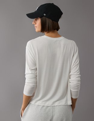 AE Soft & Sexy Long-Sleeve Pocket T-Shirt