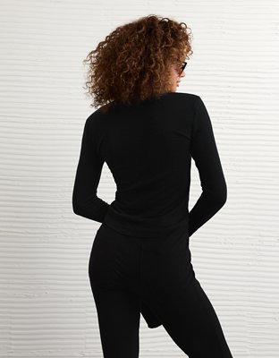 AE Long Sleeve Henley T-Shirt