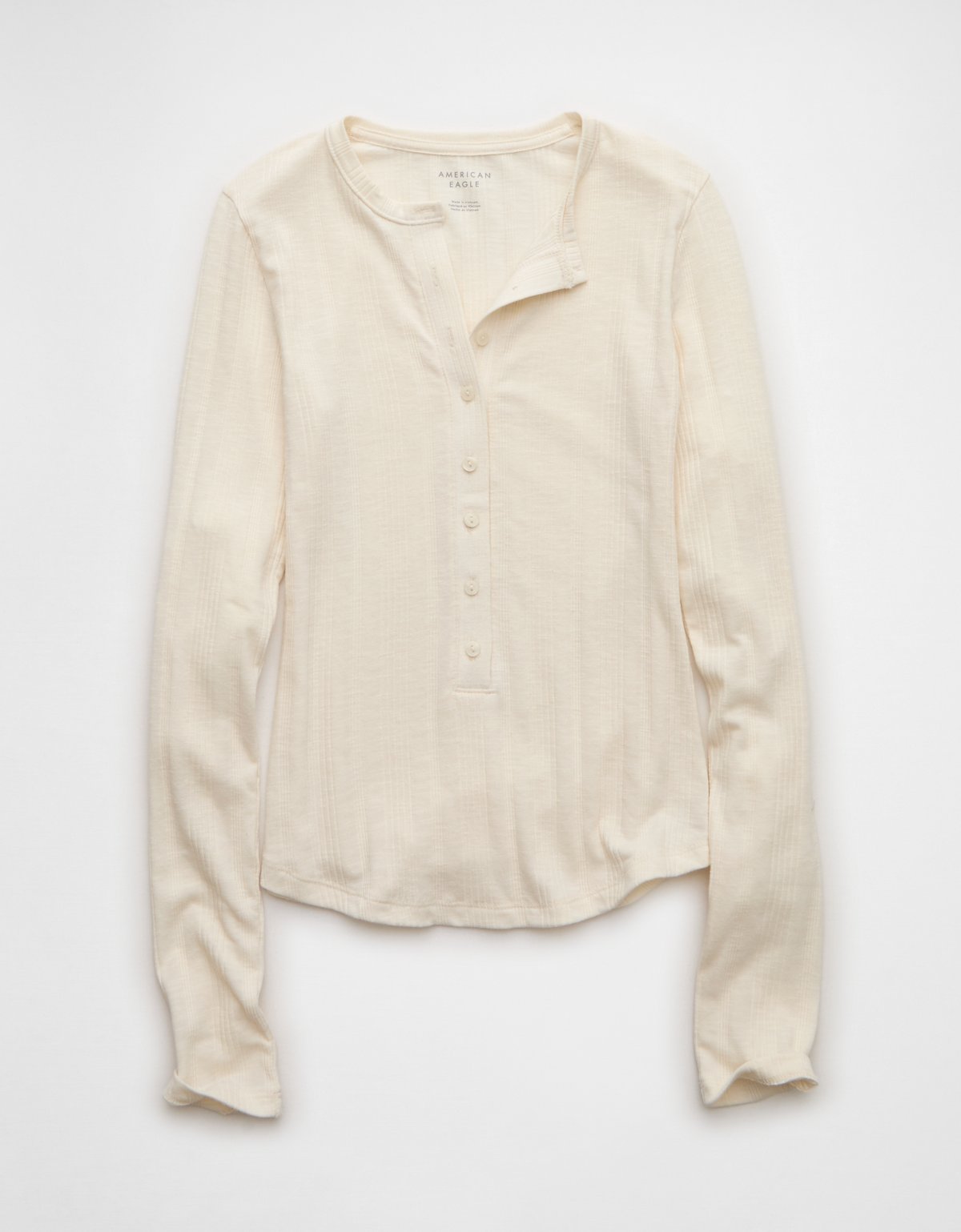 AE Long Sleeve Henley T-Shirt - image 4