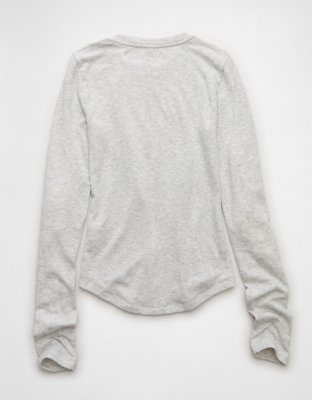 AE Long Sleeve Cozy Crewneck T-Shirt