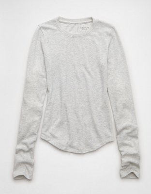 AE Long Sleeve Cozy Crewneck T-Shirt