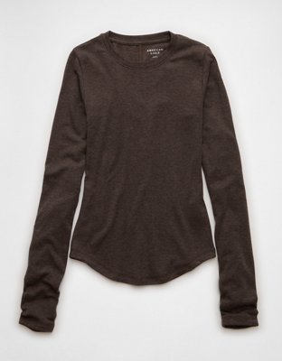 AE Long Sleeve Cozy Crewneck T-Shirt