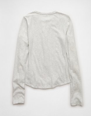 AE Long Sleeve Henley T-Shirt