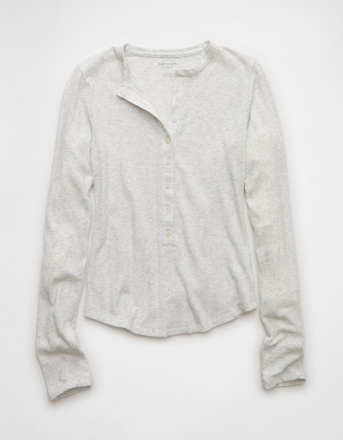 AE Long Sleeve Henley T-Shirt - image 3