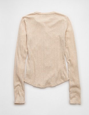 AE Long Sleeve Henley T-Shirt