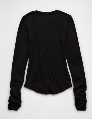 AE Long Sleeve Cozy Crewneck T-Shirt