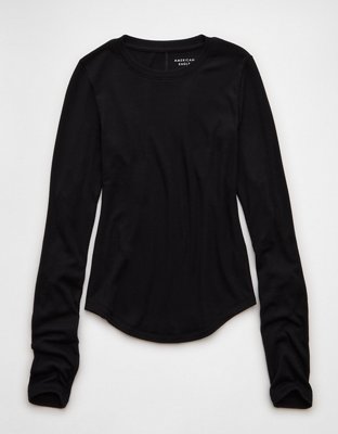 AE Long Sleeve Cozy Crewneck T-Shirt