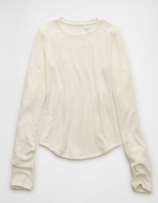 AE Long Sleeve Cozy Crewneck T-Shirt
