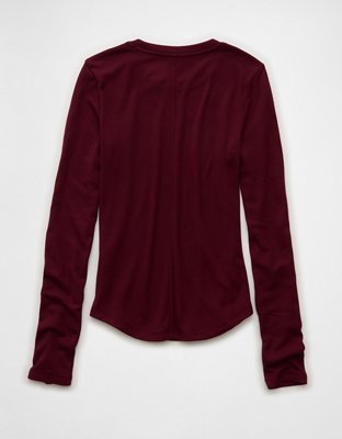 AE Long Sleeve Cozy Crewneck T-Shirt