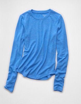 AE Long Sleeve Cozy Crewneck T-Shirt