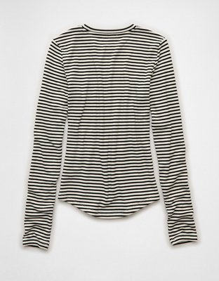 AE Long Sleeve Cozy Crewneck T-Shirt