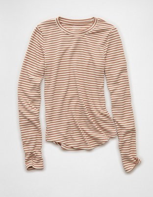 AE Long Sleeve Cozy Crewneck T-Shirt