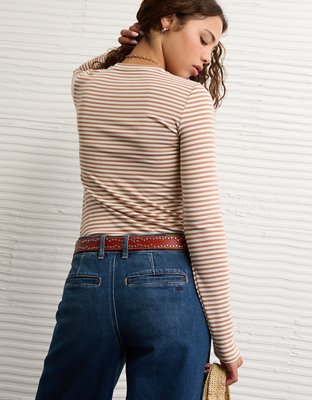 AE Long Sleeve Cozy Crew Neck T-Shirt