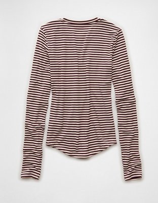 AE Long Sleeve Cozy Crewneck T-Shirt