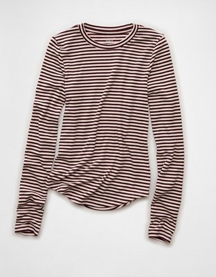 AE Long Sleeve Cozy Crewneck T-Shirt