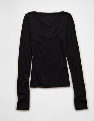 AE Long Sleeve Bow T-Shirt