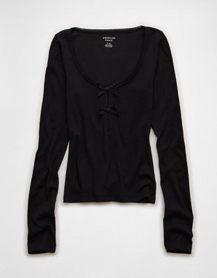 AE Long Sleeve Bow T-Shirt