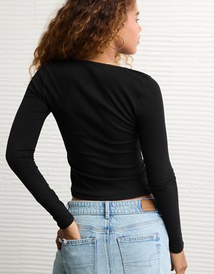 AE Long Sleeve Bow T-Shirt