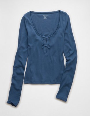 AE Long Sleeve Bow T-Shirt