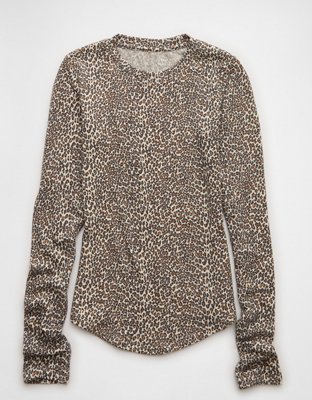 AE Long Sleeve Cozy Crewneck T-Shirt