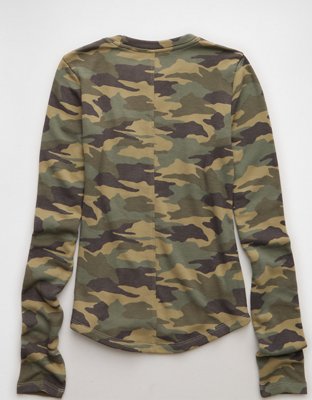 AE Long Sleeve Cozy Crewneck T-Shirt