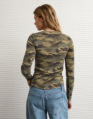 AE Long Sleeve Cozy Crewneck T-Shirt
