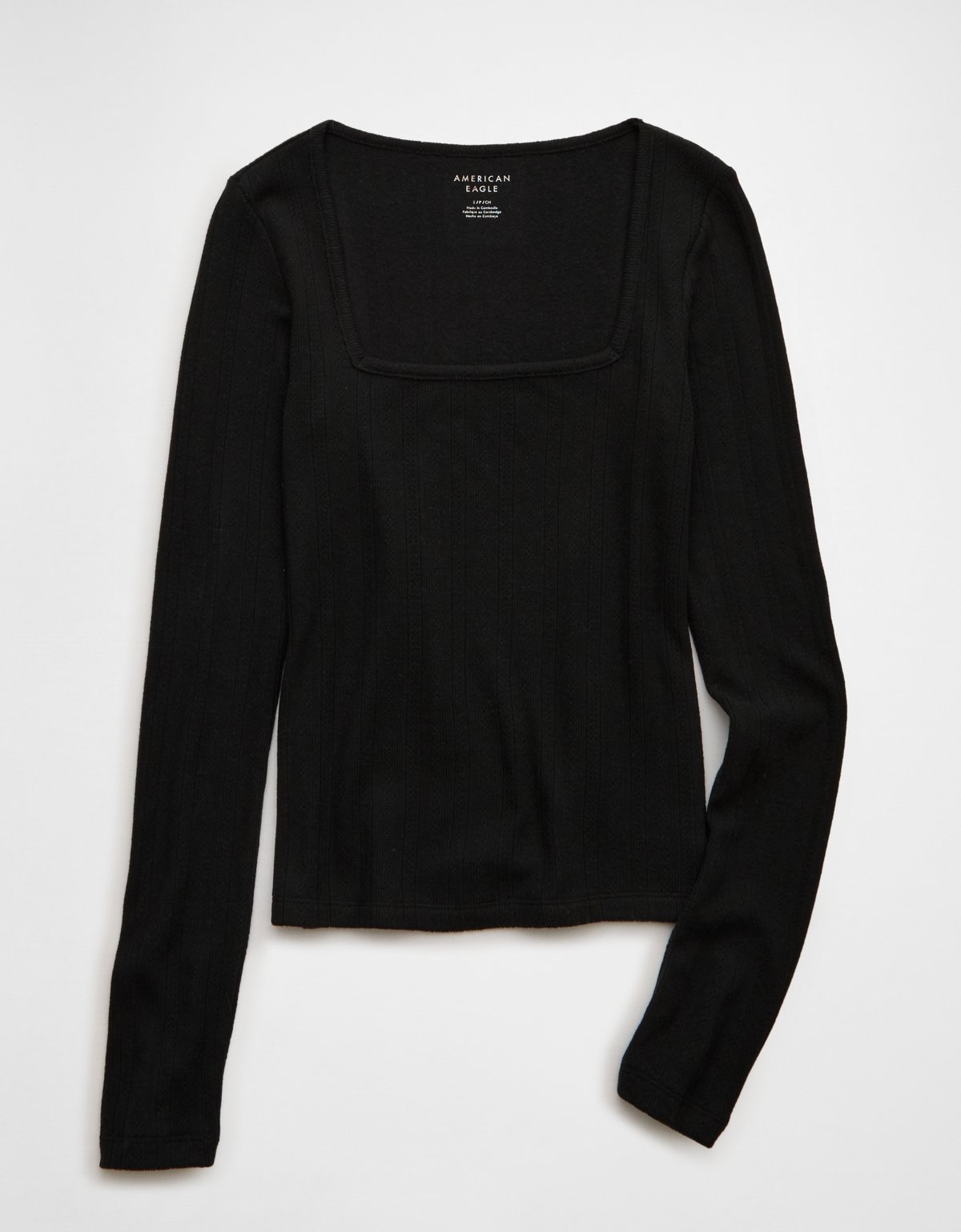 AE Long Sleeve Square Neck T-Shirt - image 3