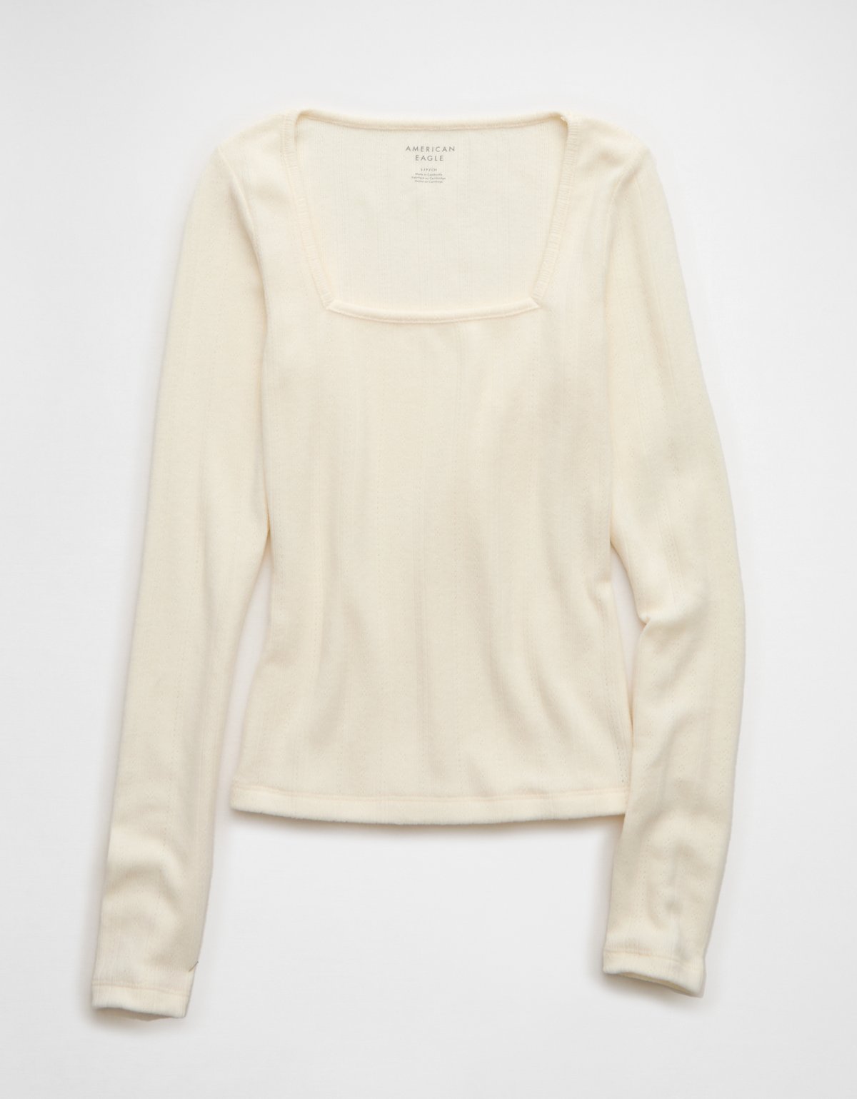 AE Long Sleeve Square Neck T-Shirt - image 3