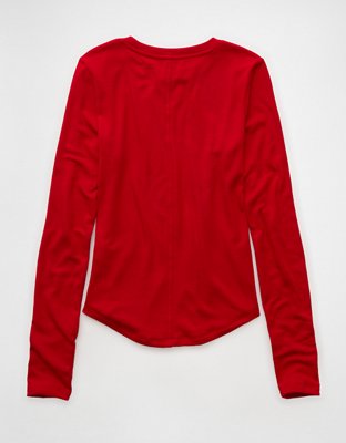 AE Long Sleeve Cozy Crew Neck T-Shirt