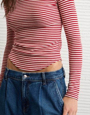 AE Long Sleeve Cozy Crew Neck T-Shirt