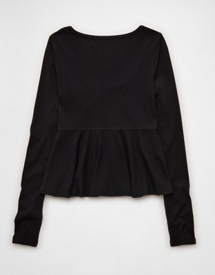 AE Long Sleeve Babydoll Top
