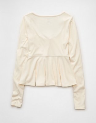 AE Long Sleeve Babydoll Top