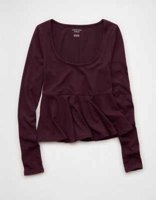 AE Long Sleeve Babydoll Top