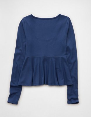 AE Long Sleeve Babydoll Top